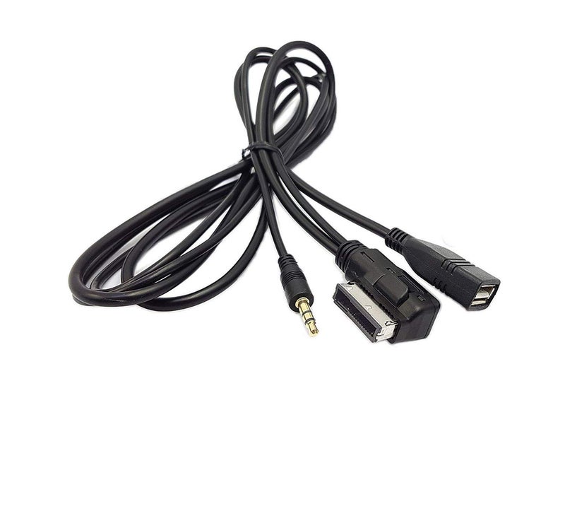 Klevery كليفرى AMI MMI MDI إلى كابل واجهة موسيقى جاك 3.5 مم متوافق مع A3 A4 A6 Q5 Q7 V.W - Image 4